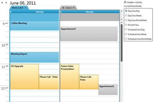 WPF,用户界面,NetAdvantage,Outlook,infrgistics,WPF网格,WPF日历,Windows 7,导航控件